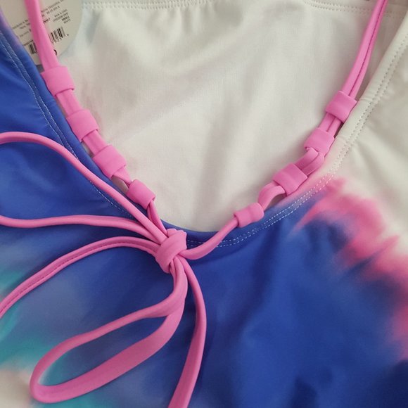 New Decree Women's Tie Dye One Piece Swimsuit Juniors Size: Small - Picture 7 of 9